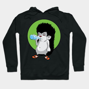 drunk hedgehog Hoodie